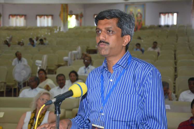 Dr.S Ramakrishnan participating in wccpci-2016, sharing insights in Additional Professor, Dept. of Cardiology